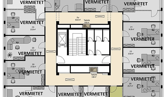 Modernes Büro mit ca. 39m² im Gewerbegebiet Köln-Marsdorf