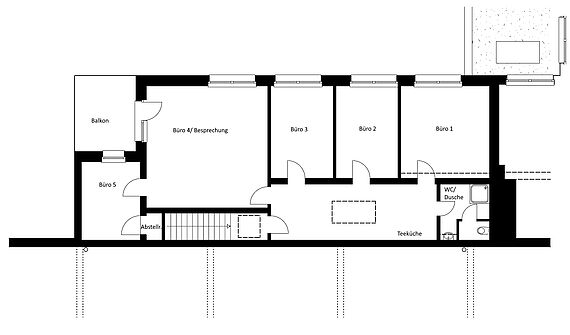 Büroetage mit ca. 126m² im Kölner-Süden